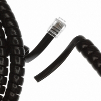 AT-C-26-6/6/B-10-OE-R CORD COIL SGL END 6-6 BLACK 10'