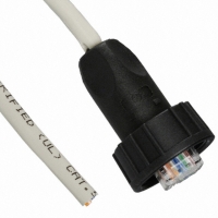 A-KAB-RJ45-4U-1M-R CONN RJ45 W/1M CABLE CAT5E UTP