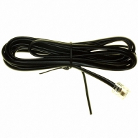 AT-S-26-6/4/B-7-OE-R MOD CORD SNG-ENDED 6-4 BLACK 7'