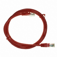 A-MCU60010/R-R CABLE CAT6 UNSHIELDED RED 1M