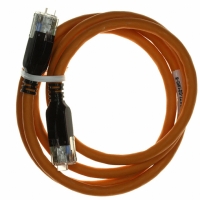 CA77-001M0-8 PATCH CORD CAT7A ORANGE 1 METER