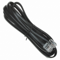 AT-S-26-6/6/B-7/R-R MOD CORD REVERSED 6-6 BLACK 7'