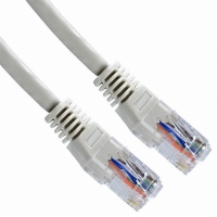 A-MCU60005-R CABLE CAT6 UNSHIELDED GRAY .5M