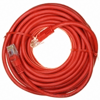 A-MCU60100/R-R CABLE CAT6 UNSHIELDED RED 10M