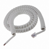 AT-C-26-6/6/W-5-OE-R CORD COIL SGL-ENDED 6-6 WHITE 5'