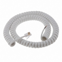 AT-C-26-4/4/W-5-OE-R CORD COIL SGL-ENDED 4-4 WHITE 5'