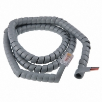 AT-C-26-8/8/S-7-OE-R CORD COIL SGL-ENDED 8-8 SLVR 7'