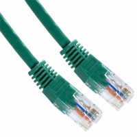 A-MCU-80005/G CABLE CAT5 UTP PATCH GREEN .5M