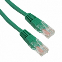 A-MCUP-80005/G CABLE CAT5E UTP PATCH GREEN .5M