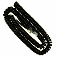 444-074-504-D CORD COIL REVERSED 4-4 BLACK 7'