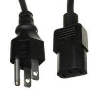 312021-01 CORD 18AWG 3COND M/F BLK 90