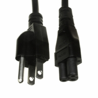 350050-LD01 CORD 18AWG 3COND 10' BLACK SVT