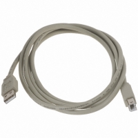 AK672-1-R CABLE USB A-B MALE DBL SHIELD 1M