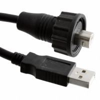 USBBF6200 CONN USB B PLUG W/2M CORD-USB A