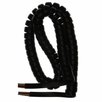 GLF-121-810-013 CORD COIL MOD 8 COND BLACK 5'