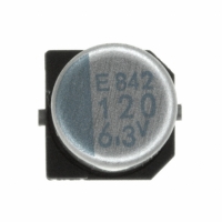 APXE6R3ARA121ME61G CAP 120UF 6.3V ELECT POLY SMD