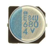 APXE4R0ARA681MH80G CAP 680UF 4.0V ELECT POLY SMD