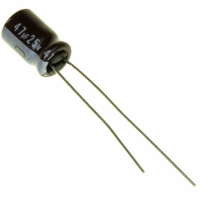 UTT1E470MDD CAP ALUM 47UF 25V 20% RADIAL