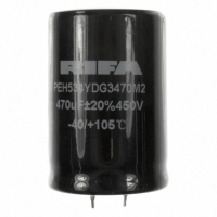 PEH534YDG3470M2 CAP ALUM 470UF 450V 20% SNAP