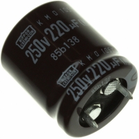 EKMQ251VSN221MP25S CAP 220UF 250V ELECT KMQ SNAP