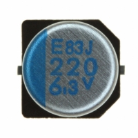 APXE6R3ARA221MF61G CAP 220UF 6.3V ELECT POLY SMD