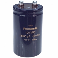 EEG-A2A183GKE CAP 18000UF 100V COMPUTER GRADE