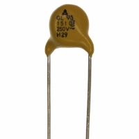 ECK-DGL151MB GL CERM DISC CAP 250V 150PF