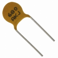 5AK680JAEJH CAP CER 68PF 100V 5% DISC RAD