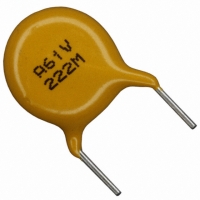 61V222MCHCT CAP CER 2200PF X1/Y1 DISC RAD