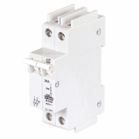 C20A2P CIRCUIT BRKR 20A 2POLE RAIL MNT