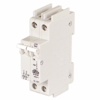 C1A2P CIRCUIT BRKR 1A 2POLE RAIL MNT