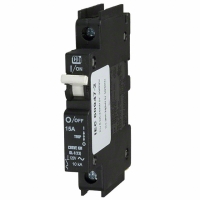 C15A1P-489 CIRCUIT BRKR 15A 1POLE DINRAIL