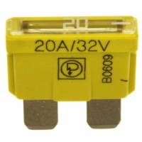 164.6185.5202 FUSE BLADE FAST 20A 32V YLW FKS