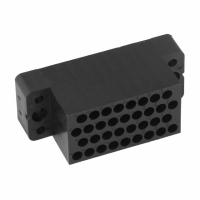 213801-1 CONN RCPT HOUSING 34POS VERT BLK