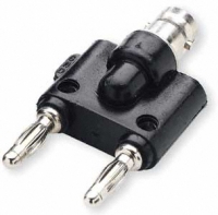 BU-00260 ADAPTER BNC FMAL-DBL BANANA PLUG