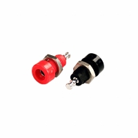 9284 R/B BANANA JACK PNL MT SET/2 RED/BLK