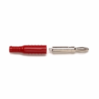 5169-2 BANANA PLUG W/BOOT 18-22AWG RED