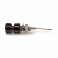 4773-0 PIN TIP JACK W/WIRE WRAP BLACK