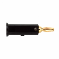 2944-0 MINIATURE BANANA PLUG DIY BLACK