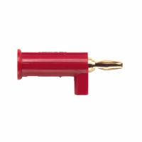 2945-2 MINI BANA PLUG W/SHIELD DIY RED