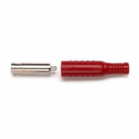 5167-2 B-JACK W/BOOT 18-22AWG RED 10PK