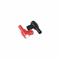 9302 R/B PLUG BANA STD RT ANGLE SHROUDED