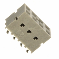 89898-304LF CONN RCPT 8POS .100 DL STR SMD