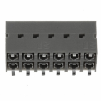 89898-306LF CONN RCPT 12POS .100 DL STR SMD