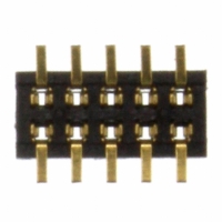 SFM210-LPSE-D05-SP-BK CONN HDR FMAL 10PS 1MM DL AU SMD