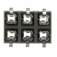 89898-303LF CONN RCPT 6POS .100 DL STR SMD