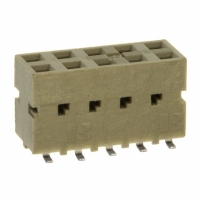 89898-305LF CONN RCPT 10POS .100 DL STR SMD