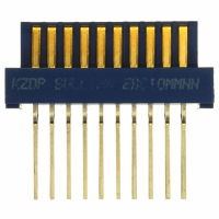 EBC10MMNN CARD MALE EXTENDER .100 20POS AU