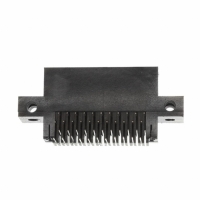 RZB22DHAS CONN EDGE DUAL .050 R/A 44 POS