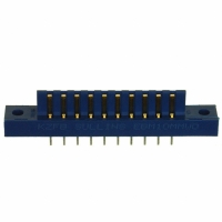 EBM10MMWD CARDEDGE MALE 20POS .156 T/H AU